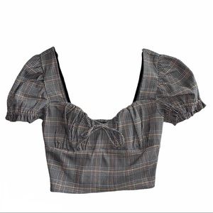 forever 21 bustier in size small in black n white